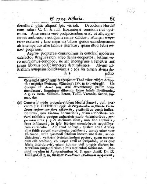 Acta physico-medica Academiae caesareae leopoldino-carolinae naturae curiosorum exhibentia ephemerides sive oservationes historias et experimenta a celeberrimis Germaniae et exterarum regionum viris habita et communicata..