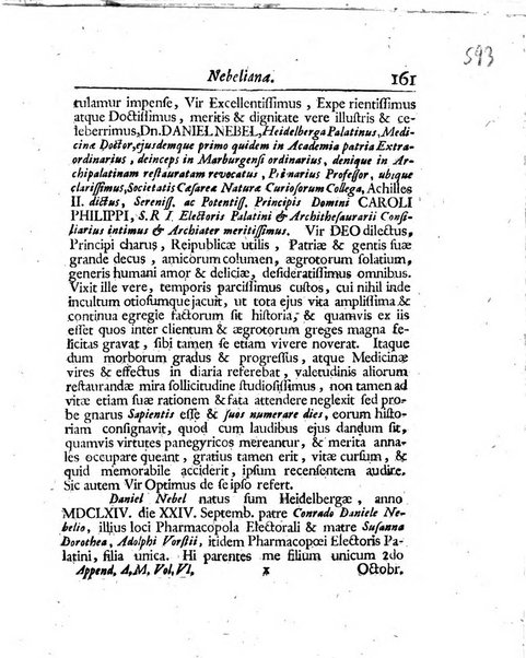 Acta physico-medica Academiae caesareae leopoldino-carolinae naturae curiosorum exhibentia ephemerides sive oservationes historias et experimenta a celeberrimis Germaniae et exterarum regionum viris habita et communicata..