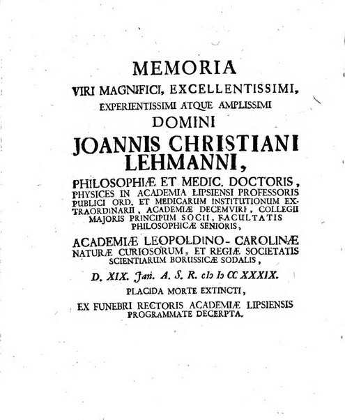 Acta physico-medica Academiae caesareae leopoldino-carolinae naturae curiosorum exhibentia ephemerides sive oservationes historias et experimenta a celeberrimis Germaniae et exterarum regionum viris habita et communicata..