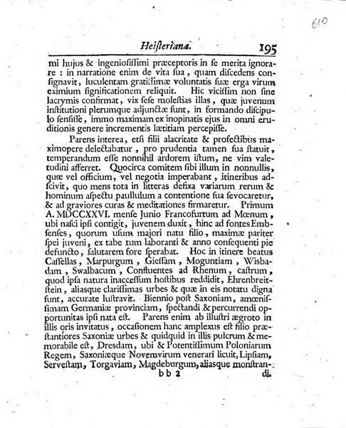 Acta physico-medica Academiae caesareae leopoldino-carolinae naturae curiosorum exhibentia ephemerides sive oservationes historias et experimenta a celeberrimis Germaniae et exterarum regionum viris habita et communicata..