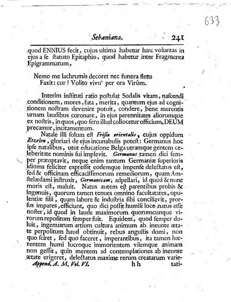 Acta physico-medica Academiae caesareae leopoldino-carolinae naturae curiosorum exhibentia ephemerides sive oservationes historias et experimenta a celeberrimis Germaniae et exterarum regionum viris habita et communicata..