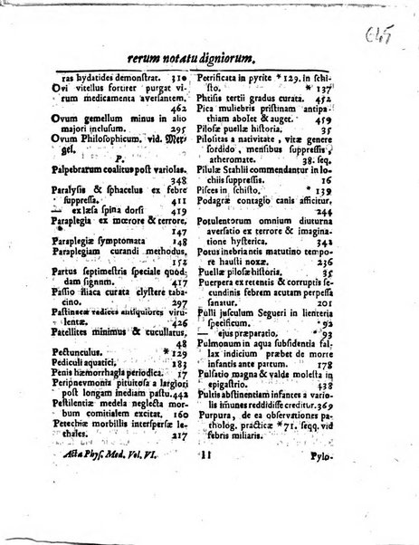 Acta physico-medica Academiae caesareae leopoldino-carolinae naturae curiosorum exhibentia ephemerides sive oservationes historias et experimenta a celeberrimis Germaniae et exterarum regionum viris habita et communicata..