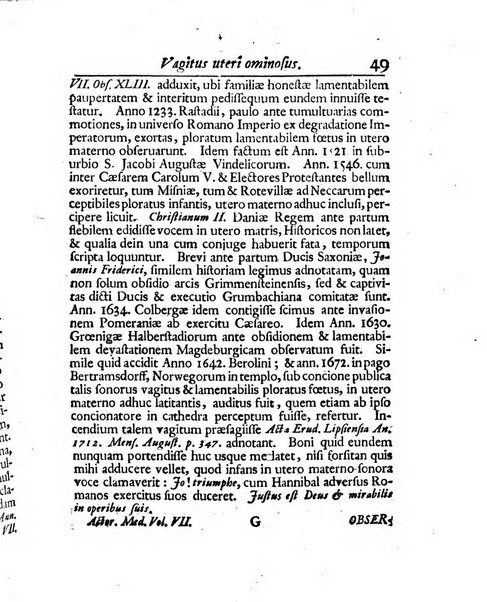 Acta physico-medica Academiae caesareae leopoldino-carolinae naturae curiosorum exhibentia ephemerides sive oservationes historias et experimenta a celeberrimis Germaniae et exterarum regionum viris habita et communicata..