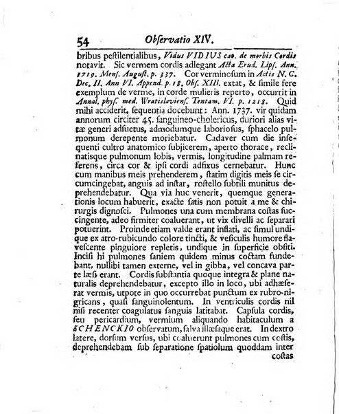 Acta physico-medica Academiae caesareae leopoldino-carolinae naturae curiosorum exhibentia ephemerides sive oservationes historias et experimenta a celeberrimis Germaniae et exterarum regionum viris habita et communicata..