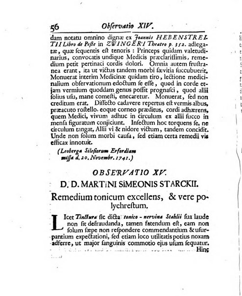 Acta physico-medica Academiae caesareae leopoldino-carolinae naturae curiosorum exhibentia ephemerides sive oservationes historias et experimenta a celeberrimis Germaniae et exterarum regionum viris habita et communicata..