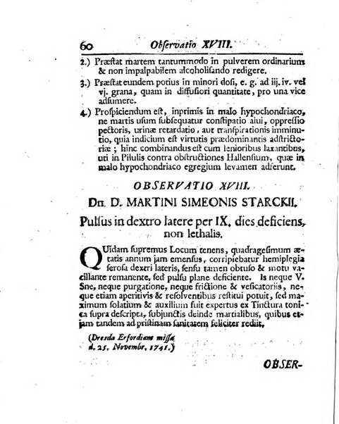 Acta physico-medica Academiae caesareae leopoldino-carolinae naturae curiosorum exhibentia ephemerides sive oservationes historias et experimenta a celeberrimis Germaniae et exterarum regionum viris habita et communicata..