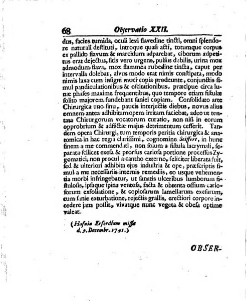 Acta physico-medica Academiae caesareae leopoldino-carolinae naturae curiosorum exhibentia ephemerides sive oservationes historias et experimenta a celeberrimis Germaniae et exterarum regionum viris habita et communicata..