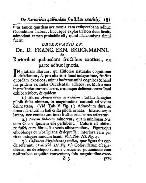 Acta physico-medica Academiae caesareae leopoldino-carolinae naturae curiosorum exhibentia ephemerides sive oservationes historias et experimenta a celeberrimis Germaniae et exterarum regionum viris habita et communicata..