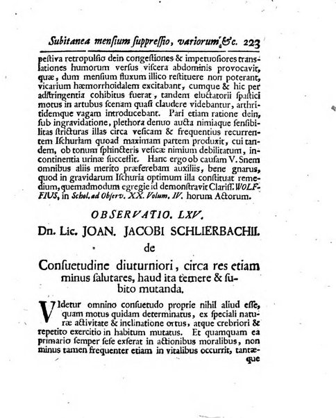 Acta physico-medica Academiae caesareae leopoldino-carolinae naturae curiosorum exhibentia ephemerides sive oservationes historias et experimenta a celeberrimis Germaniae et exterarum regionum viris habita et communicata..