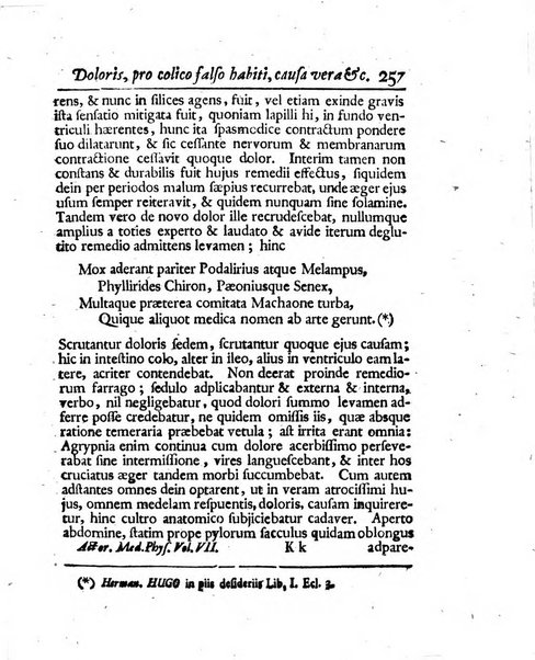 Acta physico-medica Academiae caesareae leopoldino-carolinae naturae curiosorum exhibentia ephemerides sive oservationes historias et experimenta a celeberrimis Germaniae et exterarum regionum viris habita et communicata..