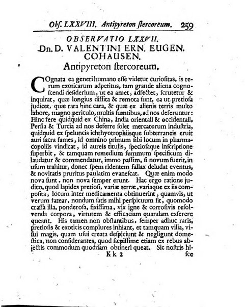 Acta physico-medica Academiae caesareae leopoldino-carolinae naturae curiosorum exhibentia ephemerides sive oservationes historias et experimenta a celeberrimis Germaniae et exterarum regionum viris habita et communicata..