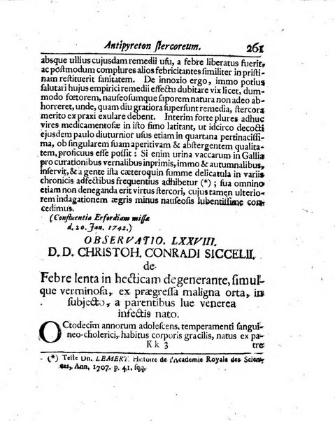 Acta physico-medica Academiae caesareae leopoldino-carolinae naturae curiosorum exhibentia ephemerides sive oservationes historias et experimenta a celeberrimis Germaniae et exterarum regionum viris habita et communicata..