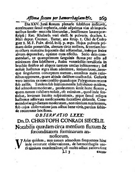 Acta physico-medica Academiae caesareae leopoldino-carolinae naturae curiosorum exhibentia ephemerides sive oservationes historias et experimenta a celeberrimis Germaniae et exterarum regionum viris habita et communicata..