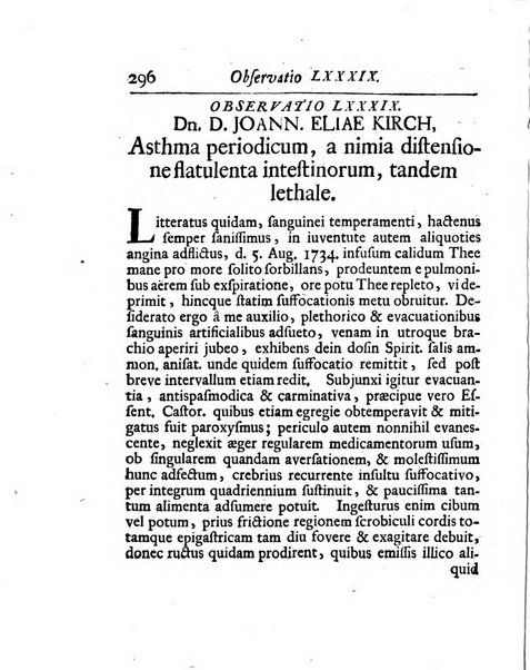 Acta physico-medica Academiae caesareae leopoldino-carolinae naturae curiosorum exhibentia ephemerides sive oservationes historias et experimenta a celeberrimis Germaniae et exterarum regionum viris habita et communicata..