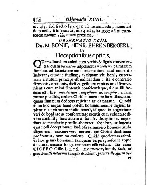 Acta physico-medica Academiae caesareae leopoldino-carolinae naturae curiosorum exhibentia ephemerides sive oservationes historias et experimenta a celeberrimis Germaniae et exterarum regionum viris habita et communicata..