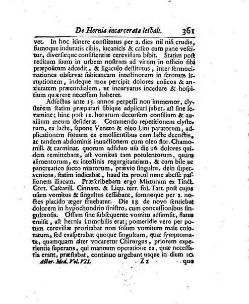 Acta physico-medica Academiae caesareae leopoldino-carolinae naturae curiosorum exhibentia ephemerides sive oservationes historias et experimenta a celeberrimis Germaniae et exterarum regionum viris habita et communicata..