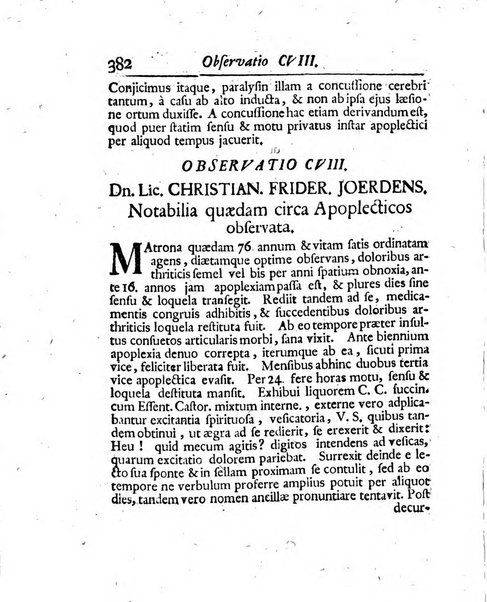 Acta physico-medica Academiae caesareae leopoldino-carolinae naturae curiosorum exhibentia ephemerides sive oservationes historias et experimenta a celeberrimis Germaniae et exterarum regionum viris habita et communicata..