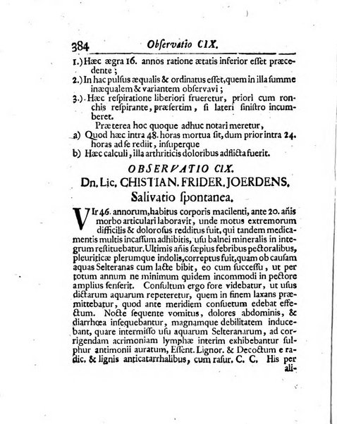 Acta physico-medica Academiae caesareae leopoldino-carolinae naturae curiosorum exhibentia ephemerides sive oservationes historias et experimenta a celeberrimis Germaniae et exterarum regionum viris habita et communicata..