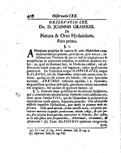 Acta physico-medica Academiae caesareae leopoldino-carolinae naturae curiosorum exhibentia ephemerides sive oservationes historias et experimenta a celeberrimis Germaniae et exterarum regionum viris habita et communicata..