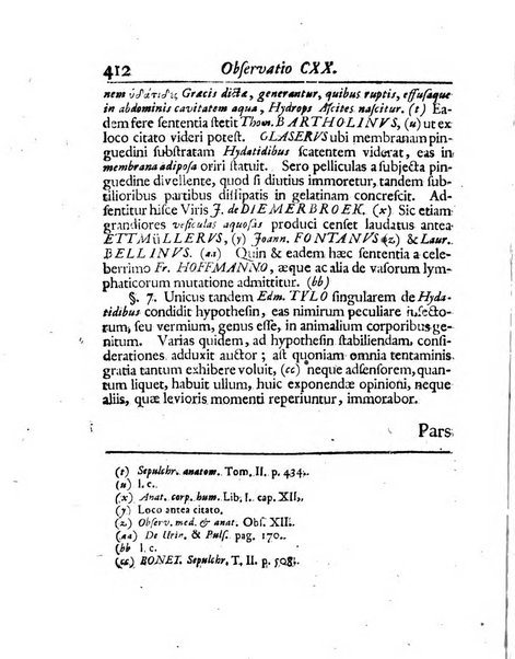 Acta physico-medica Academiae caesareae leopoldino-carolinae naturae curiosorum exhibentia ephemerides sive oservationes historias et experimenta a celeberrimis Germaniae et exterarum regionum viris habita et communicata..