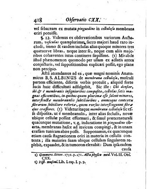 Acta physico-medica Academiae caesareae leopoldino-carolinae naturae curiosorum exhibentia ephemerides sive oservationes historias et experimenta a celeberrimis Germaniae et exterarum regionum viris habita et communicata..