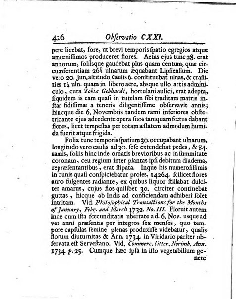 Acta physico-medica Academiae caesareae leopoldino-carolinae naturae curiosorum exhibentia ephemerides sive oservationes historias et experimenta a celeberrimis Germaniae et exterarum regionum viris habita et communicata..