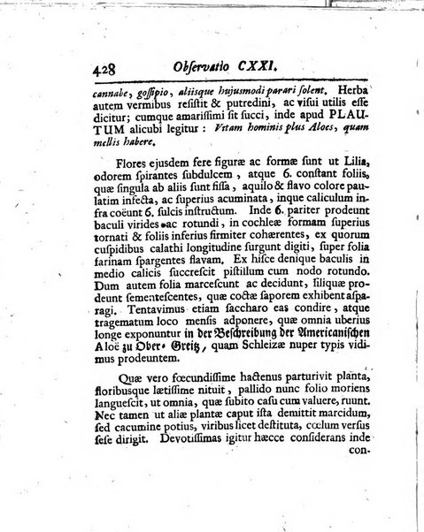 Acta physico-medica Academiae caesareae leopoldino-carolinae naturae curiosorum exhibentia ephemerides sive oservationes historias et experimenta a celeberrimis Germaniae et exterarum regionum viris habita et communicata..