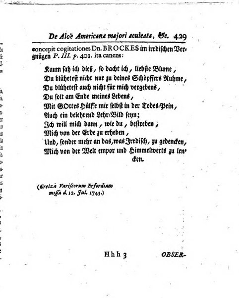 Acta physico-medica Academiae caesareae leopoldino-carolinae naturae curiosorum exhibentia ephemerides sive oservationes historias et experimenta a celeberrimis Germaniae et exterarum regionum viris habita et communicata..