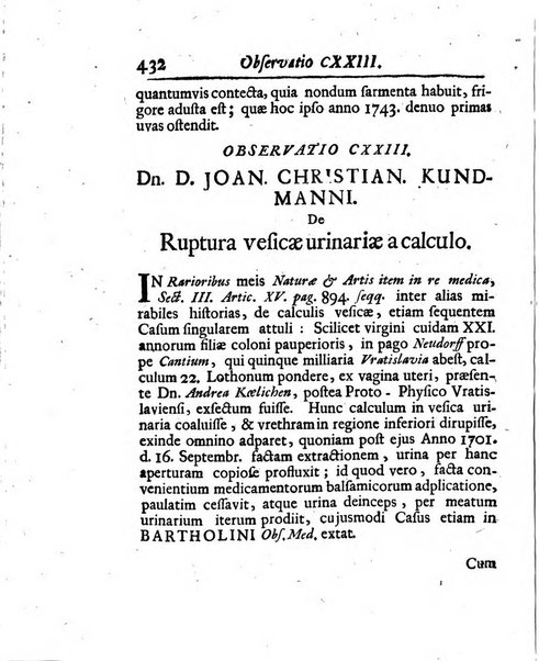 Acta physico-medica Academiae caesareae leopoldino-carolinae naturae curiosorum exhibentia ephemerides sive oservationes historias et experimenta a celeberrimis Germaniae et exterarum regionum viris habita et communicata..