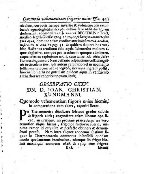 Acta physico-medica Academiae caesareae leopoldino-carolinae naturae curiosorum exhibentia ephemerides sive oservationes historias et experimenta a celeberrimis Germaniae et exterarum regionum viris habita et communicata..