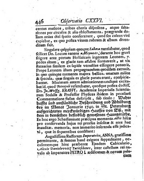 Acta physico-medica Academiae caesareae leopoldino-carolinae naturae curiosorum exhibentia ephemerides sive oservationes historias et experimenta a celeberrimis Germaniae et exterarum regionum viris habita et communicata..