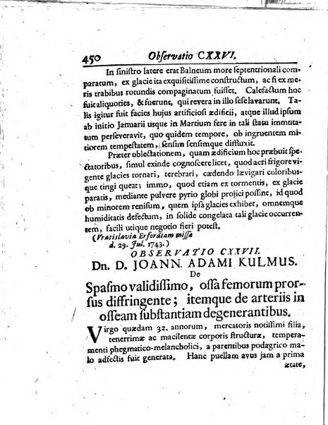 Acta physico-medica Academiae caesareae leopoldino-carolinae naturae curiosorum exhibentia ephemerides sive oservationes historias et experimenta a celeberrimis Germaniae et exterarum regionum viris habita et communicata..