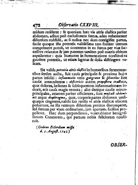 Acta physico-medica Academiae caesareae leopoldino-carolinae naturae curiosorum exhibentia ephemerides sive oservationes historias et experimenta a celeberrimis Germaniae et exterarum regionum viris habita et communicata..