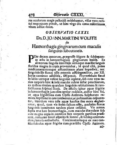 Acta physico-medica Academiae caesareae leopoldino-carolinae naturae curiosorum exhibentia ephemerides sive oservationes historias et experimenta a celeberrimis Germaniae et exterarum regionum viris habita et communicata..