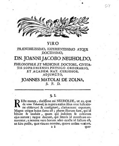 Acta physico-medica Academiae caesareae leopoldino-carolinae naturae curiosorum exhibentia ephemerides sive oservationes historias et experimenta a celeberrimis Germaniae et exterarum regionum viris habita et communicata..