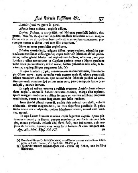 Acta physico-medica Academiae caesareae leopoldino-carolinae naturae curiosorum exhibentia ephemerides sive oservationes historias et experimenta a celeberrimis Germaniae et exterarum regionum viris habita et communicata..