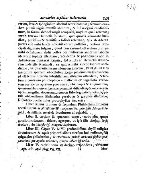 Acta physico-medica Academiae caesareae leopoldino-carolinae naturae curiosorum exhibentia ephemerides sive oservationes historias et experimenta a celeberrimis Germaniae et exterarum regionum viris habita et communicata..