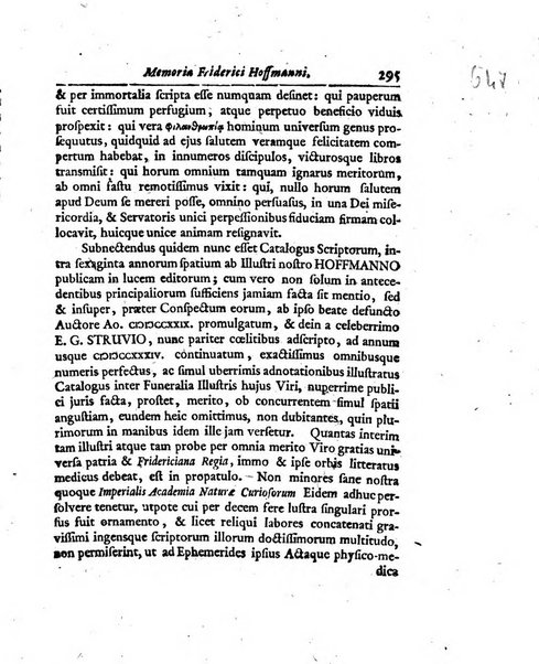 Acta physico-medica Academiae caesareae leopoldino-carolinae naturae curiosorum exhibentia ephemerides sive oservationes historias et experimenta a celeberrimis Germaniae et exterarum regionum viris habita et communicata..