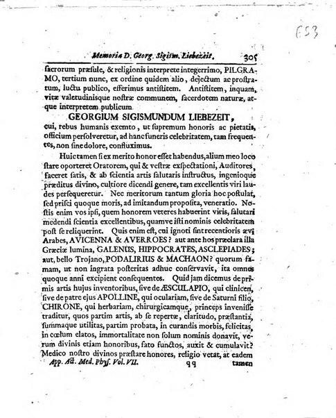 Acta physico-medica Academiae caesareae leopoldino-carolinae naturae curiosorum exhibentia ephemerides sive oservationes historias et experimenta a celeberrimis Germaniae et exterarum regionum viris habita et communicata..