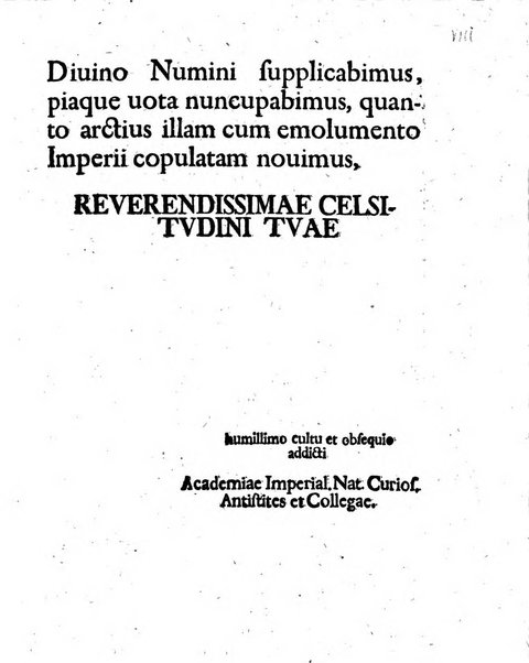 Acta physico-medica Academiae caesareae leopoldino-carolinae naturae curiosorum exhibentia ephemerides sive oservationes historias et experimenta a celeberrimis Germaniae et exterarum regionum viris habita et communicata..