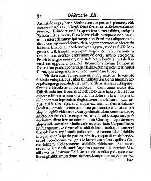 Acta physico-medica Academiae caesareae leopoldino-carolinae naturae curiosorum exhibentia ephemerides sive oservationes historias et experimenta a celeberrimis Germaniae et exterarum regionum viris habita et communicata..