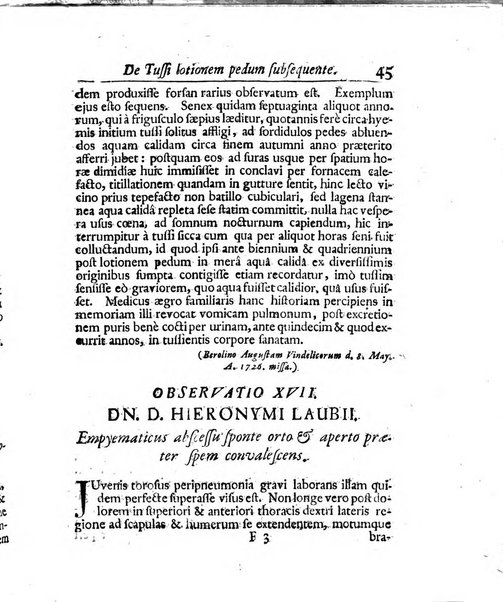 Acta physico-medica Academiae caesareae leopoldino-carolinae naturae curiosorum exhibentia ephemerides sive oservationes historias et experimenta a celeberrimis Germaniae et exterarum regionum viris habita et communicata..