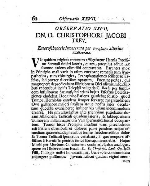 Acta physico-medica Academiae caesareae leopoldino-carolinae naturae curiosorum exhibentia ephemerides sive oservationes historias et experimenta a celeberrimis Germaniae et exterarum regionum viris habita et communicata..