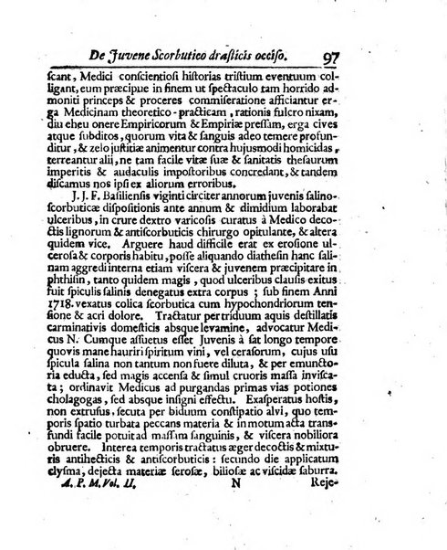 Acta physico-medica Academiae caesareae leopoldino-carolinae naturae curiosorum exhibentia ephemerides sive oservationes historias et experimenta a celeberrimis Germaniae et exterarum regionum viris habita et communicata..