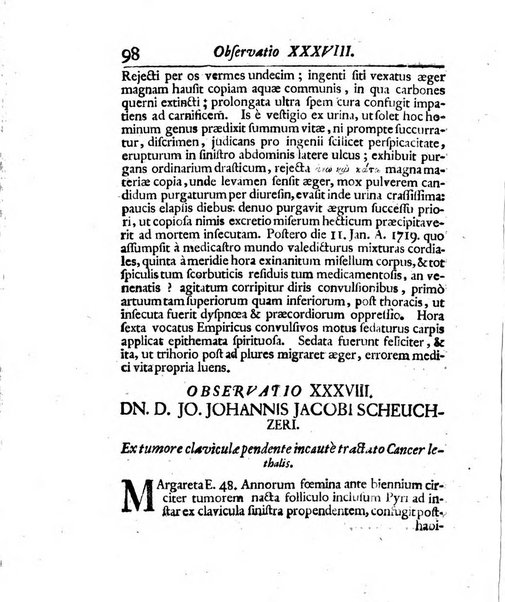 Acta physico-medica Academiae caesareae leopoldino-carolinae naturae curiosorum exhibentia ephemerides sive oservationes historias et experimenta a celeberrimis Germaniae et exterarum regionum viris habita et communicata..