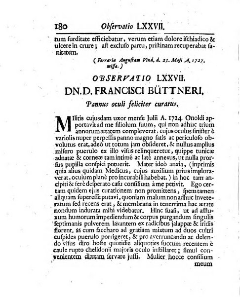 Acta physico-medica Academiae caesareae leopoldino-carolinae naturae curiosorum exhibentia ephemerides sive oservationes historias et experimenta a celeberrimis Germaniae et exterarum regionum viris habita et communicata..