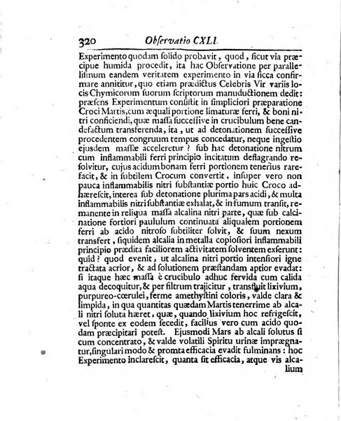 Acta physico-medica Academiae caesareae leopoldino-carolinae naturae curiosorum exhibentia ephemerides sive oservationes historias et experimenta a celeberrimis Germaniae et exterarum regionum viris habita et communicata..