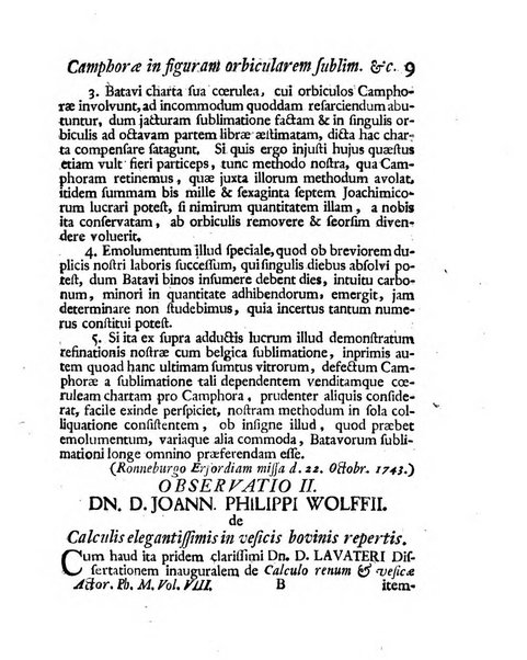 Acta physico-medica Academiae caesareae leopoldino-carolinae naturae curiosorum exhibentia ephemerides sive oservationes historias et experimenta a celeberrimis Germaniae et exterarum regionum viris habita et communicata..