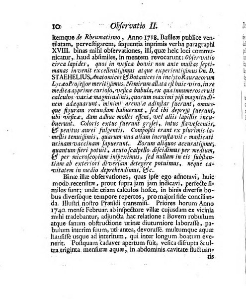 Acta physico-medica Academiae caesareae leopoldino-carolinae naturae curiosorum exhibentia ephemerides sive oservationes historias et experimenta a celeberrimis Germaniae et exterarum regionum viris habita et communicata..