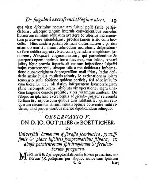 Acta physico-medica Academiae caesareae leopoldino-carolinae naturae curiosorum exhibentia ephemerides sive oservationes historias et experimenta a celeberrimis Germaniae et exterarum regionum viris habita et communicata..